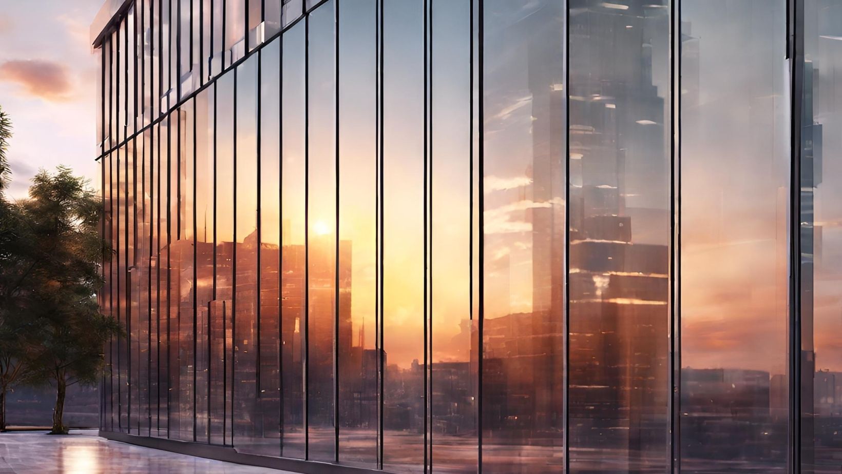 Illustration of Luxury Apartment Building Energy Efficient Glazing Solutions